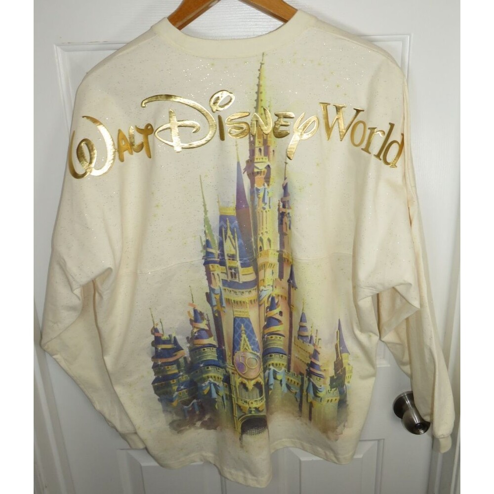 Walt Disney World Cinderella's Castle 50th Anniversary Spirit Jersey XL NWOT